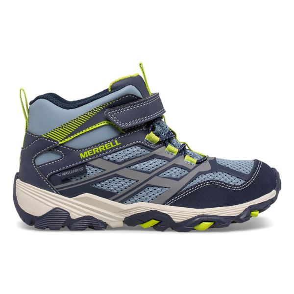 Merrell | Moab FST Mid A/C Waterproof Boot-Navy/China Blue