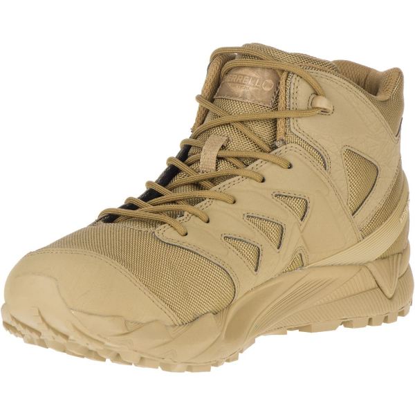 Merrell |  Agility Peak Mid Tactical Waterproof Boot-Coyote