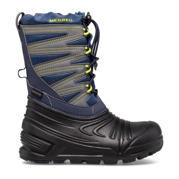 Merrell |  Snow Quest Lite 3.0 Waterproof-Navy/Black/Grey