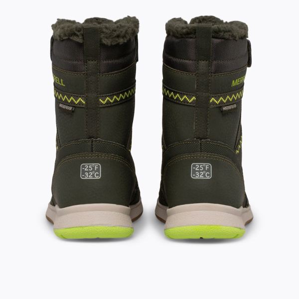 Merrell |  Snow Crush 2.0 Waterproof Boot-Olive/Lime