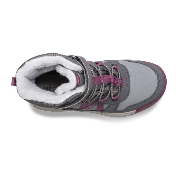 Merrell |  Snow Crush 2.0 Waterproof Boot-Grey/Berry