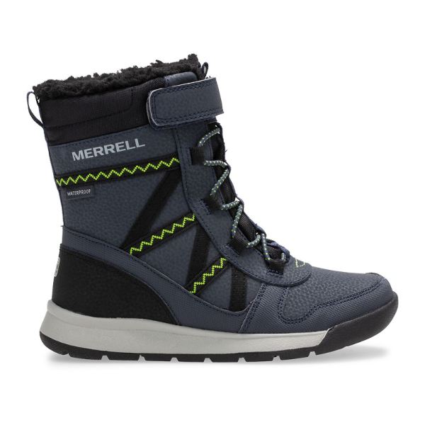 Merrell | Snow Crush 2.0 Waterproof Boot-Navy/Lime