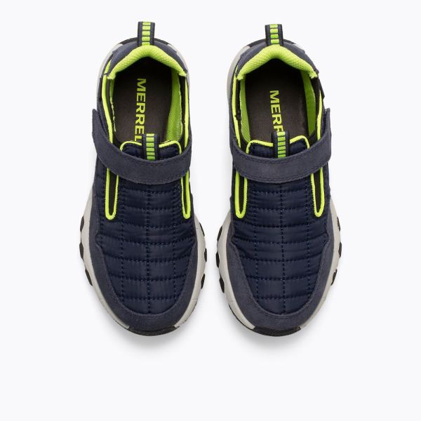 Merrell |  Free Roam Hut Moc-Navy/Cobalt/Lime