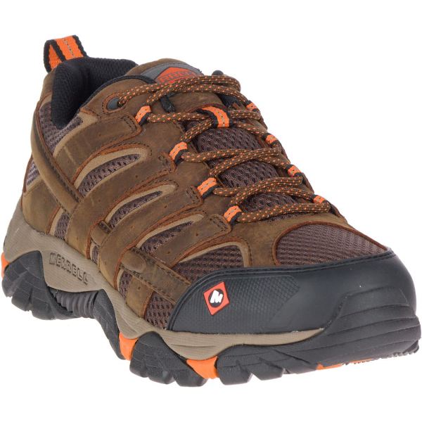 Merrell |  Moab Vertex Vent SR Work Shoe Wide Width-Clay