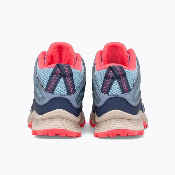 Merrell |  Moab Speed Mid Waterproof-Dusty Blue/Coral