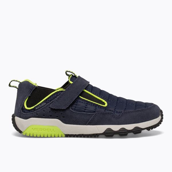 Merrell | Free Roam Hut Moc-Navy/Cobalt/Lime