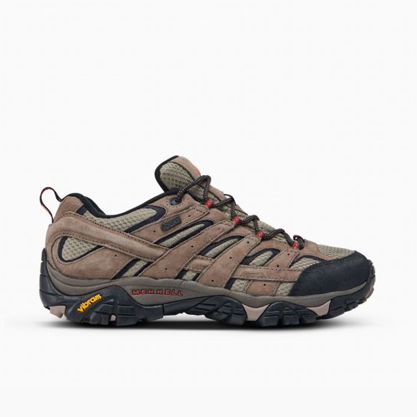 Merrell | Moab 2 Waterproof Wide Width-Bark Brown