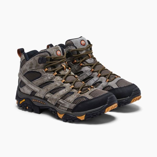 Merrell |  Moab 2 Mid Ventilator Wide Width-Walnut