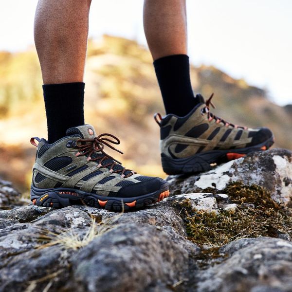 Merrell |  Moab 2 Mid Ventilator Wide Width-Walnut