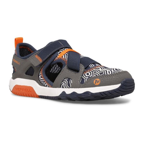 Merrell |  Hydro Free Roam Chroma Monarch Sandal-Grey/Navy