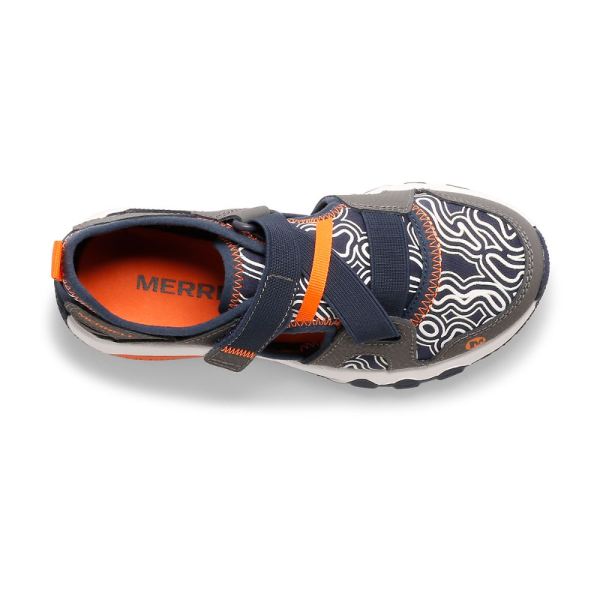 Merrell |  Hydro Free Roam Chroma Monarch Sandal-Grey/Navy