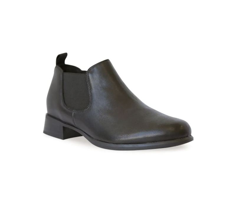 Munro Boots | Women'S Bedford-Black Leather | Quick Ship!