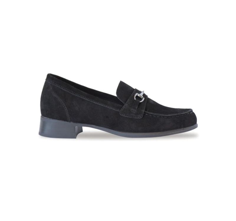 Munro Shoes | Women'S Gryffin-Black Suede | Quick Ship!