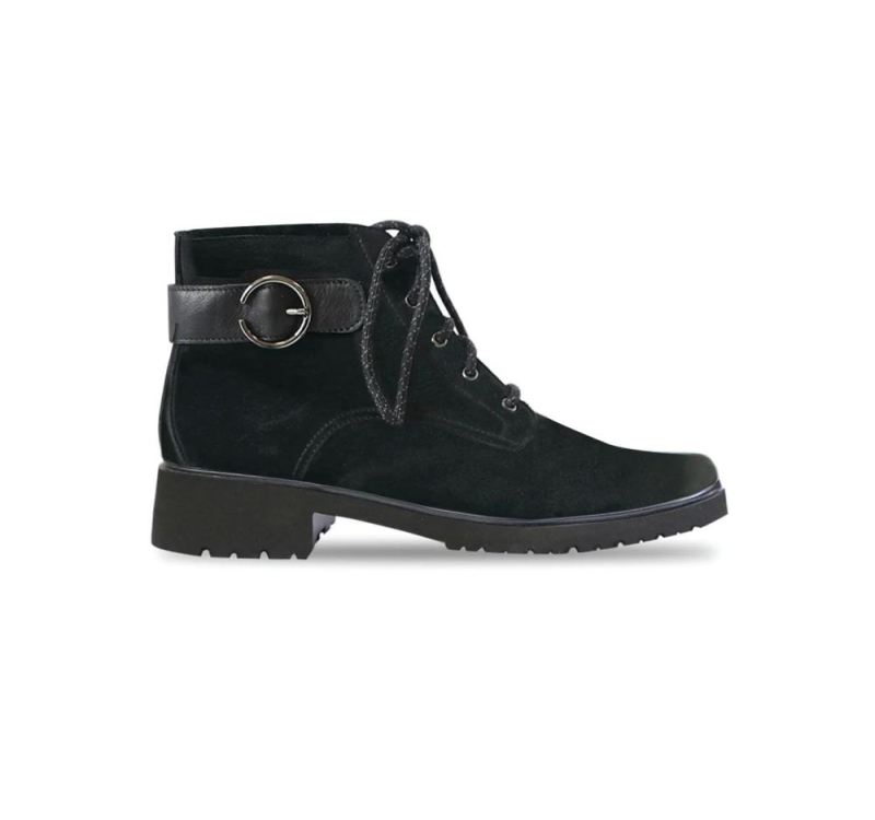 Munro Boots | Women'S Bradley Ii-Black Nubuck | Quick Ship!