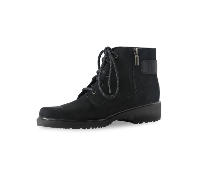 Munro Boots | Women'S Bradley Ii-Black Nubuck | Quick Ship!