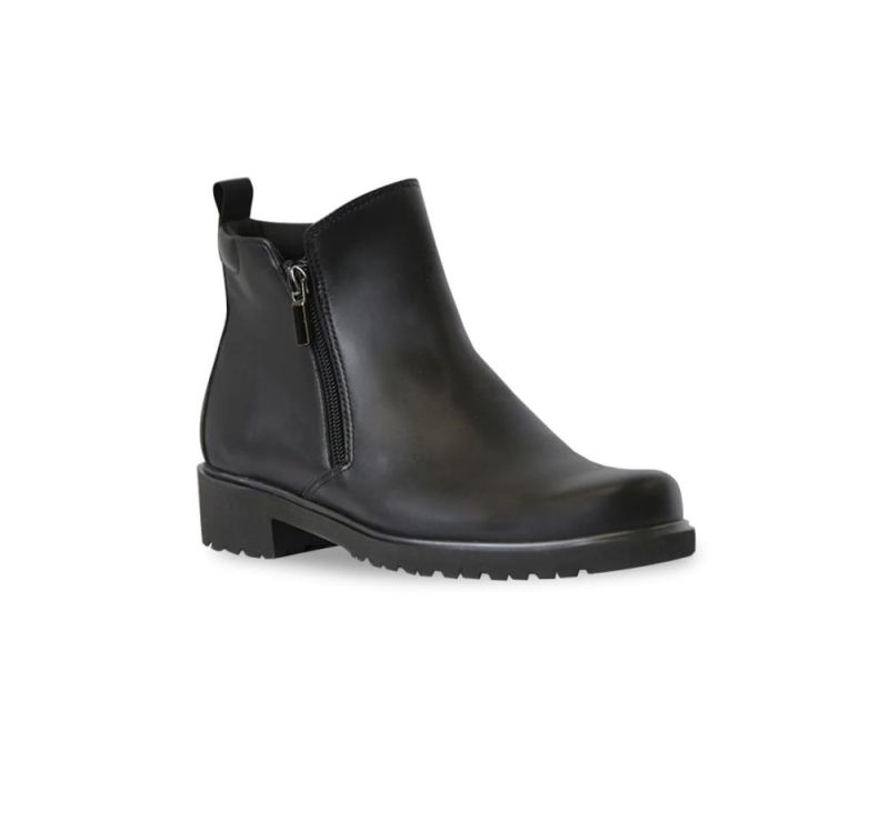 Munro Boots | Women'S Rourke-Black Leather | Quick Ship!