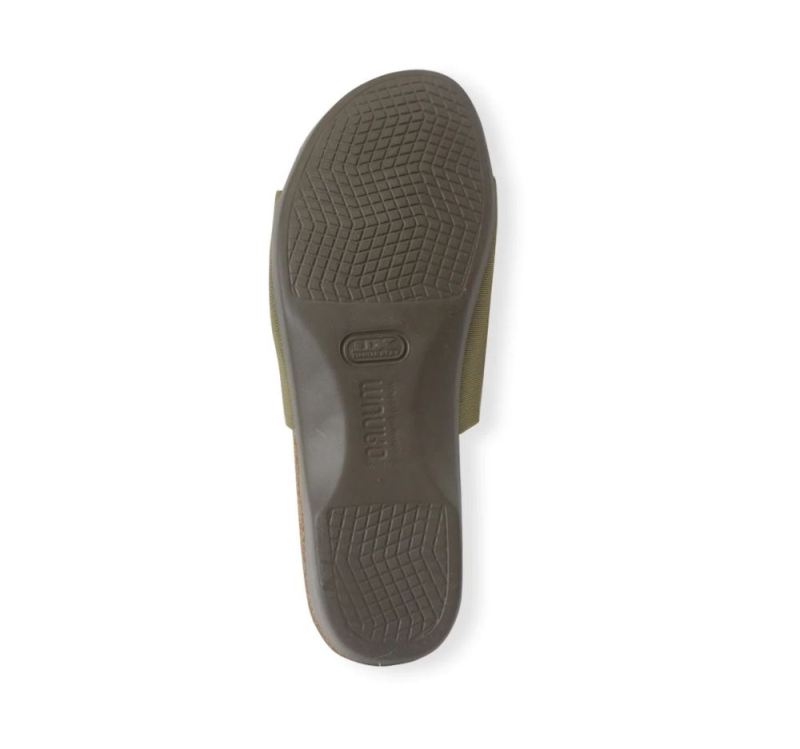 Munro Sandals | Women'S Casita-Olive Green Stretch Fabric | Quick Ship!