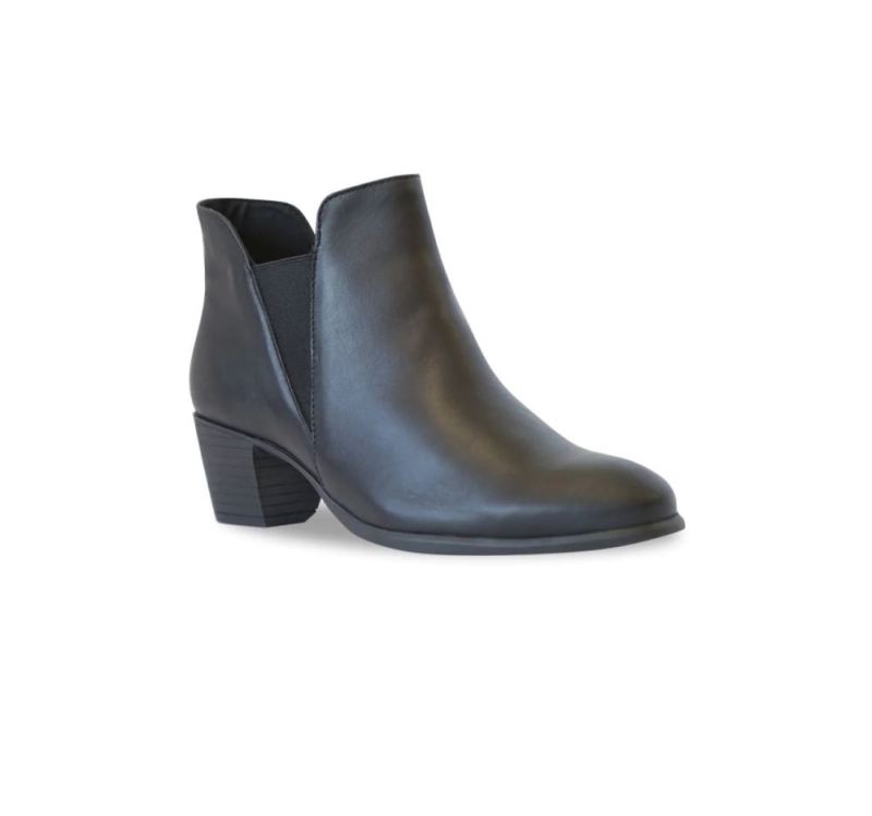 Munro Boots | Women'S Jackson-Black Leather | Quick Ship!