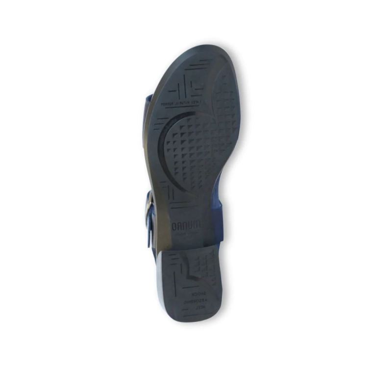 Munro Sandals | Women'S Cleo-Navy Leather | Quick Ship!