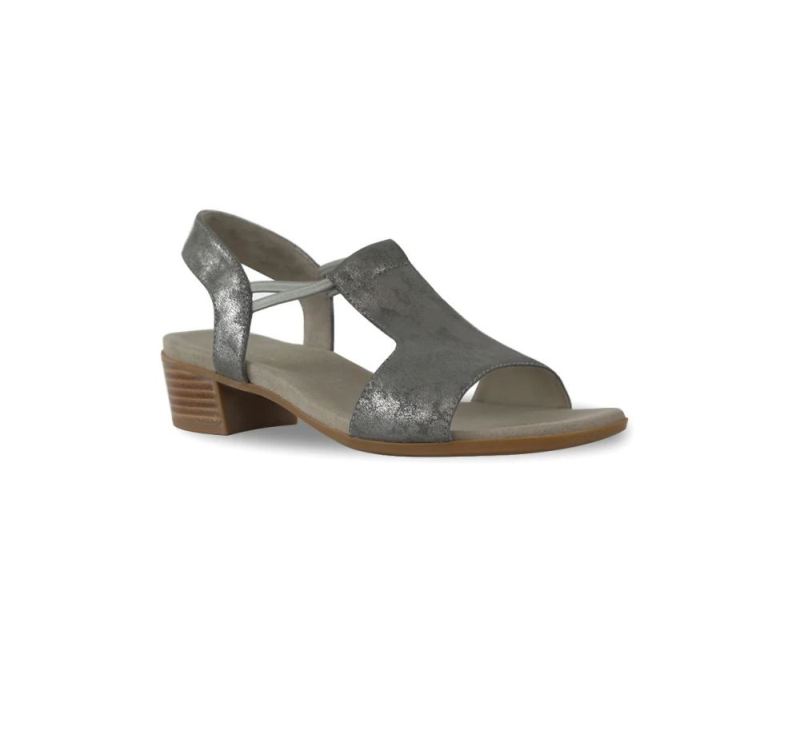 Munro Sandals | Women'S Susan-Gunmetal Metallic | Quick Ship!