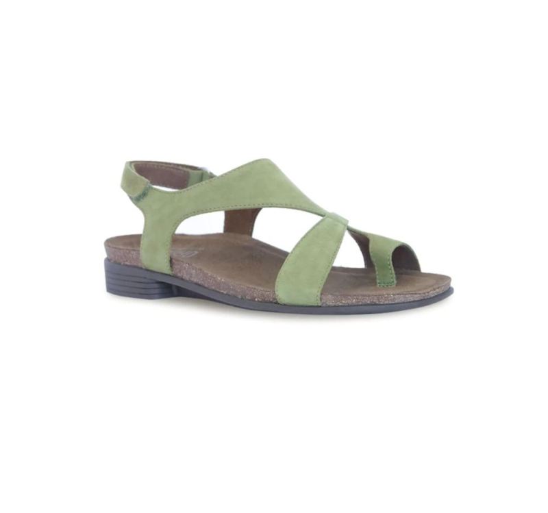 Munro Sandals | Women'S Meghan-Green Nubuck | Quick Ship!