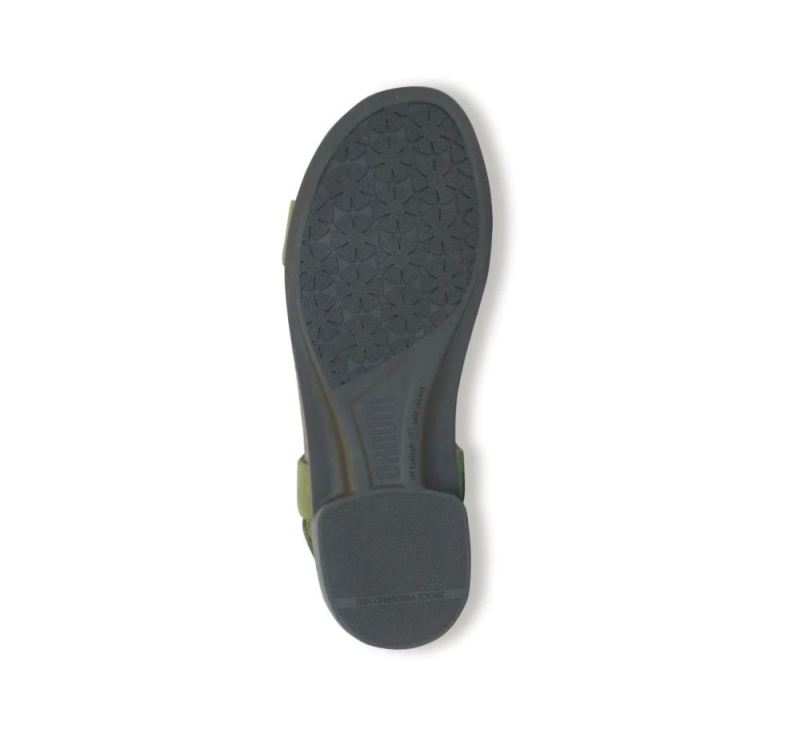 Munro Sandals | Women'S Meghan-Green Nubuck | Quick Ship!