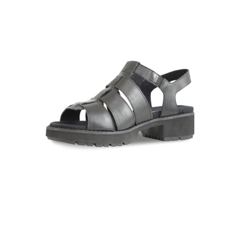 Munro Sandals | Women'S Marley-Black Leather | Quick Ship!