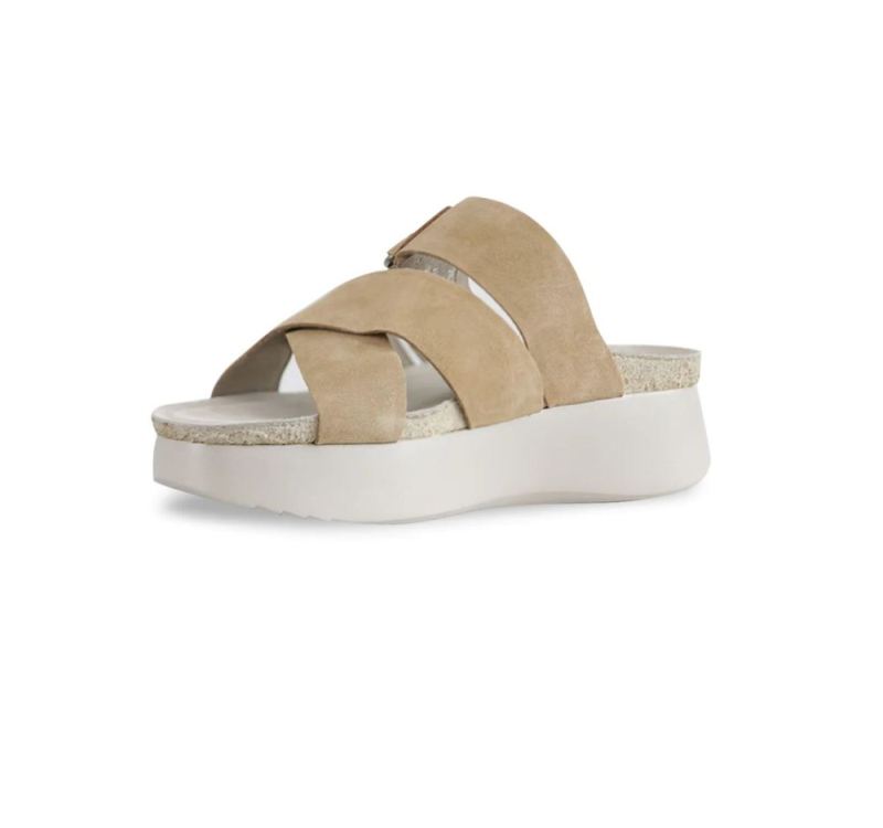 Munro Sandals | Women'S Sofia-Tan Suede | Quick Ship!