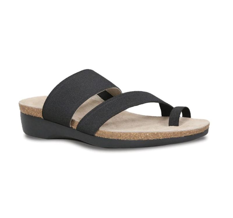 Munro Sandals | Women'S Aries-Black Fabric | Quick Ship!