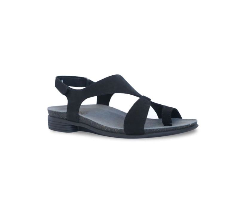 Munro Sandals | Women'S Meghan-Black Nubuck | Quick Ship!