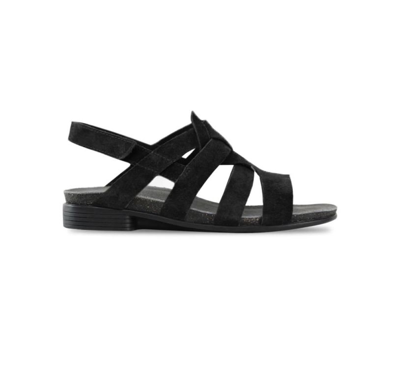 Munro Sandals | Women'S Corine-Black Suede | Quick Ship!