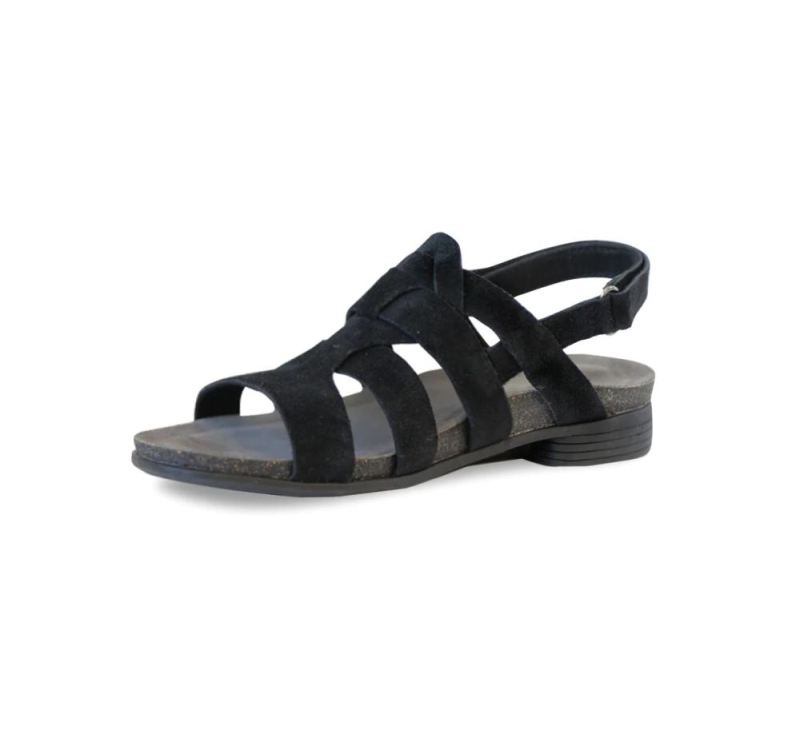 Munro Sandals | Women'S Corine-Black Suede | Quick Ship!