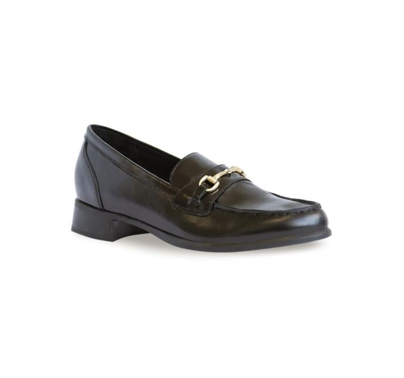 Munro Shoes | Women'S Gryffin-Black Glazed Calf | Quick Ship!