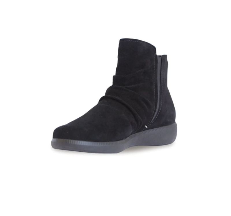 Munro Boots | Women'S Scout-Black Suede | Quick Ship!