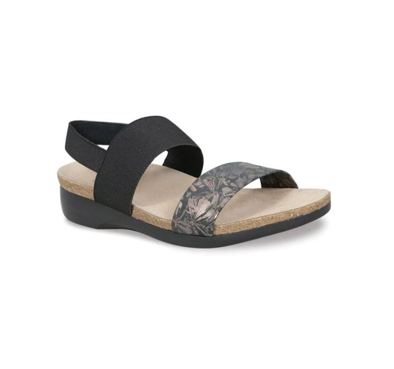 Munro Sandals | Women'S Pisces-Dark Floral Print | Quick Ship!