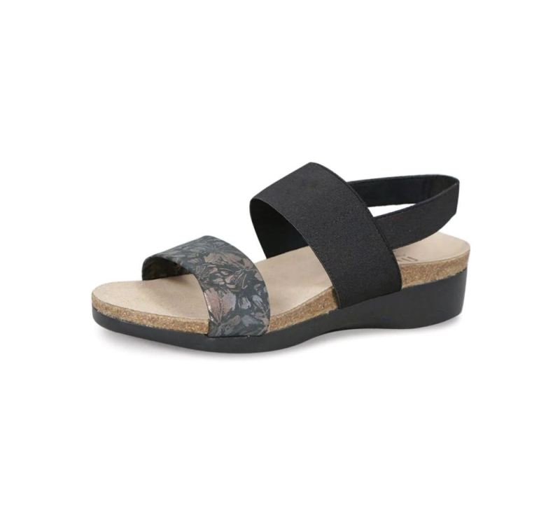 Munro Sandals | Women'S Pisces-Dark Floral Print | Quick Ship!