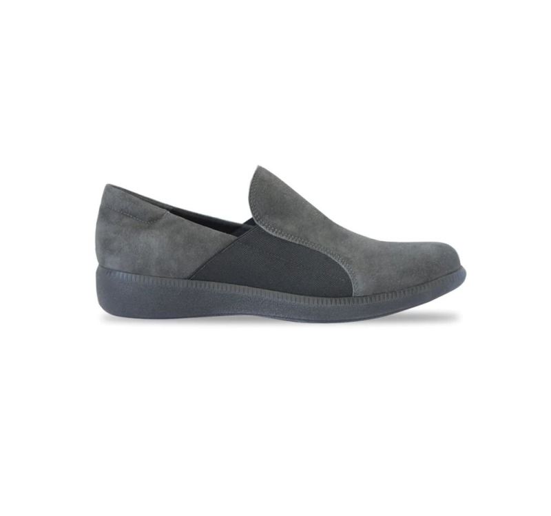 Munro Shoes | Women'S Clay-Grey Suede | Quick Ship!