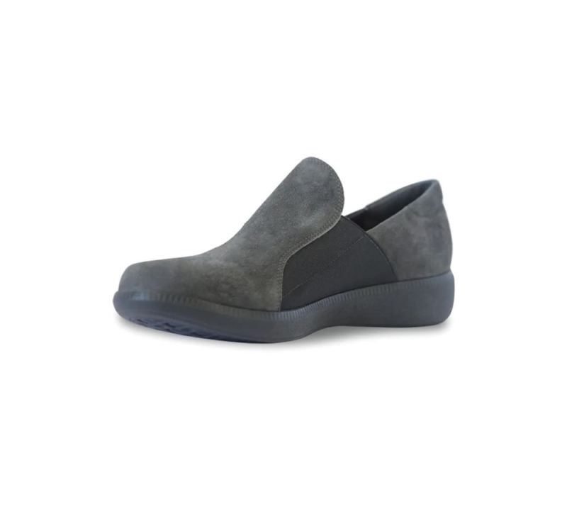 Munro Shoes | Women'S Clay-Grey Suede | Quick Ship!