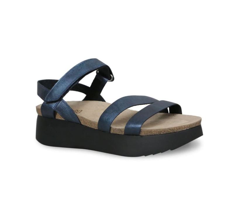 Munro Sandals | Women'S Juniper-Blue Metallic | Quick Ship!