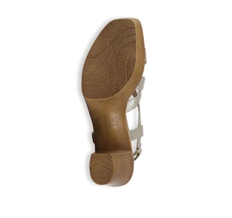 Munro Sandals | Women'S Maddox-Gold Leather | Quick Ship!