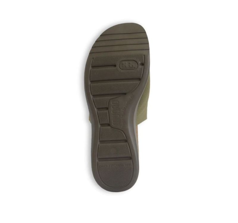 Munro Sandals | Women'S Nalia-Olive Green Stretch Fabric | Quick Ship!