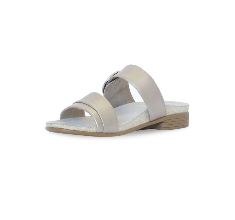 Munro Sandals | Women'S Marissa-Taupe Metallic Sheep | Quick Ship!