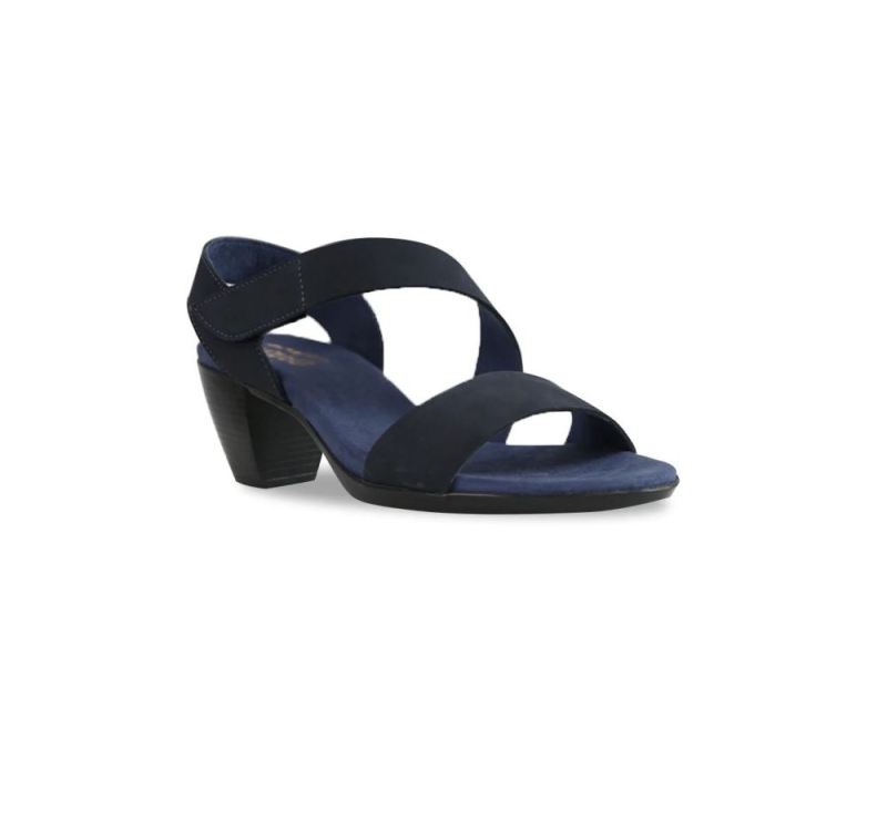 Munro Sandals | Women'S Lucia-Navy Nubuck | Quick Ship!