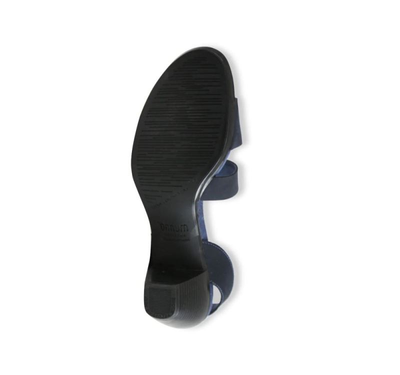 Munro Sandals | Women'S Lucia-Navy Nubuck | Quick Ship!