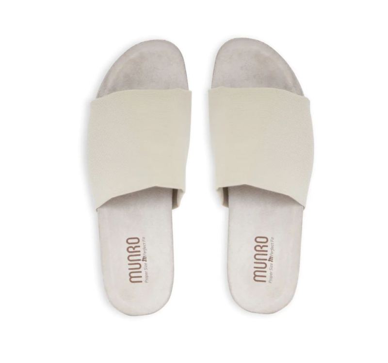 Munro Sandals | Women'S Casita-Bone Stretch Fabric | Quick Ship!