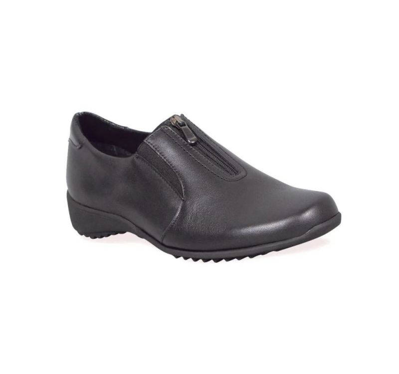 Munro Shoes | Women'S Berkley-Black Leather | Quick Ship!