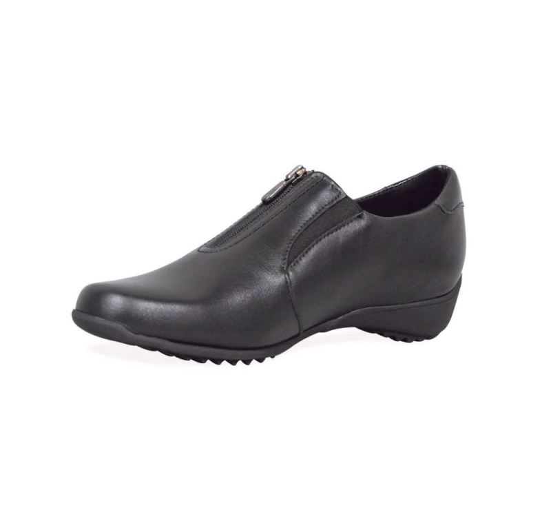 Munro Shoes | Women'S Berkley-Black Leather | Quick Ship!