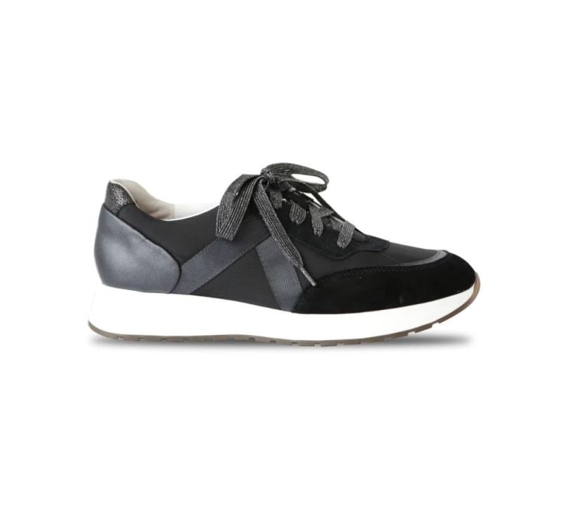 Munro Shoes | Women'S Piper-Black/Gunmetal Combo | Quick Ship!