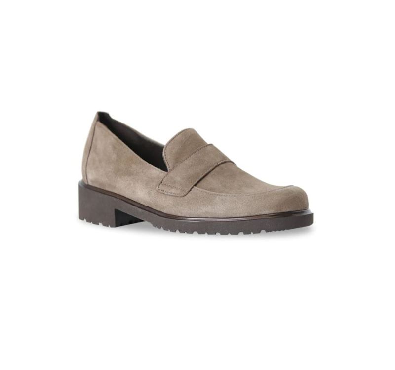 Munro Shoes | Women'S Geena-Taupe Suede | Quick Ship!