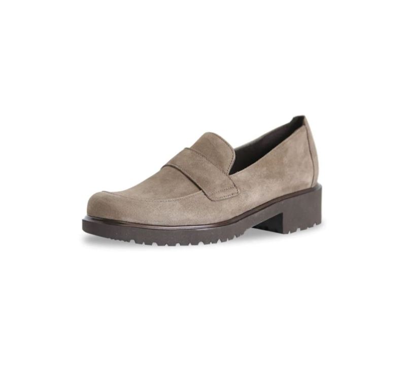 Munro Shoes | Women'S Geena-Taupe Suede | Quick Ship!